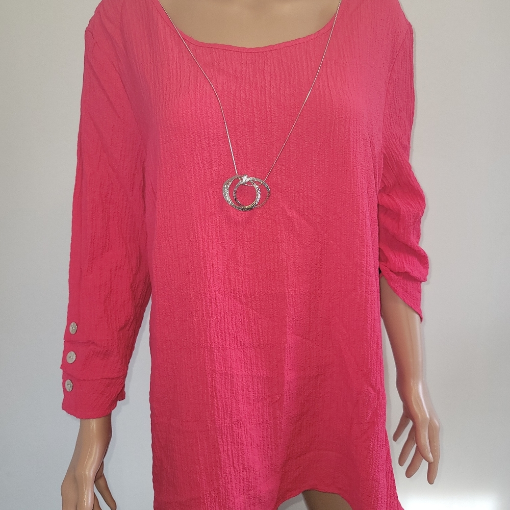 Pink Twist Blouse